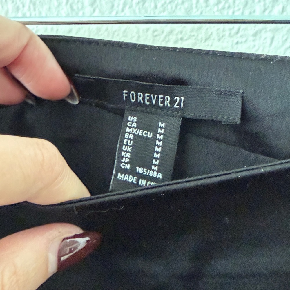 Black Mini Wrap Skirt - Picture 2 of 4